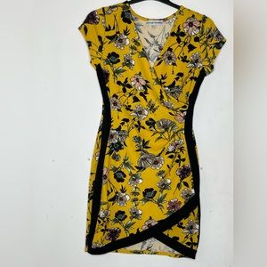 Figure hugging , floral dress